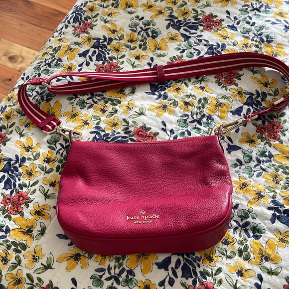 Kate Spade Pinkish Red Crossbody Bag - Picture 3 of 4
